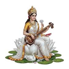 Silver Kavacha for Sri Saraswathi
